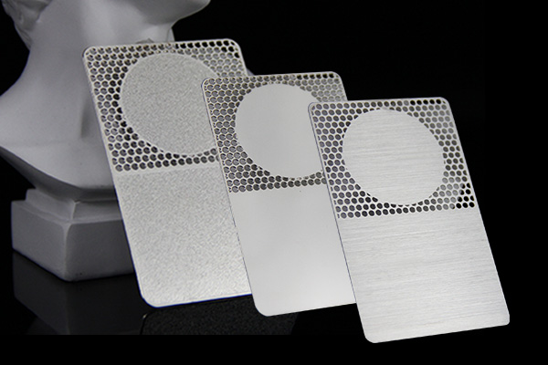 Manufacturers Customize Cut Out Metal Business Card Blanks Cards With  Different Finishing