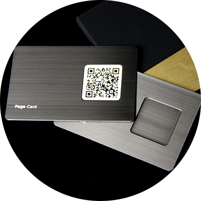 Wholesale Customized High-quality Brushed Steel NFC Metal Business Cards-GreatNameplates