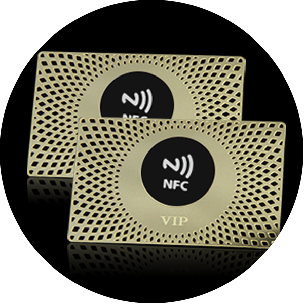 Wholesale Custom Stainless Steel Laser Cut Metal NFC Business Cards-Greatnameplates.com