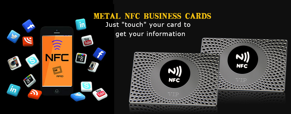 Customized High-Quality Etch Cut Out Hotel Club NFC Metal Business Cards-Greatnameplates.com